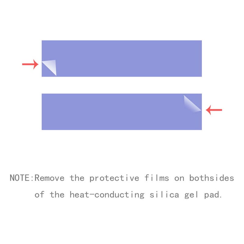 SGTKJSJS m.2 Thermal padï¼Œ 70x20x1.5mm for Pcie M.2 2280 SSD NVMe Heatsinks (2PCS Pack)â€¦ - Image 3